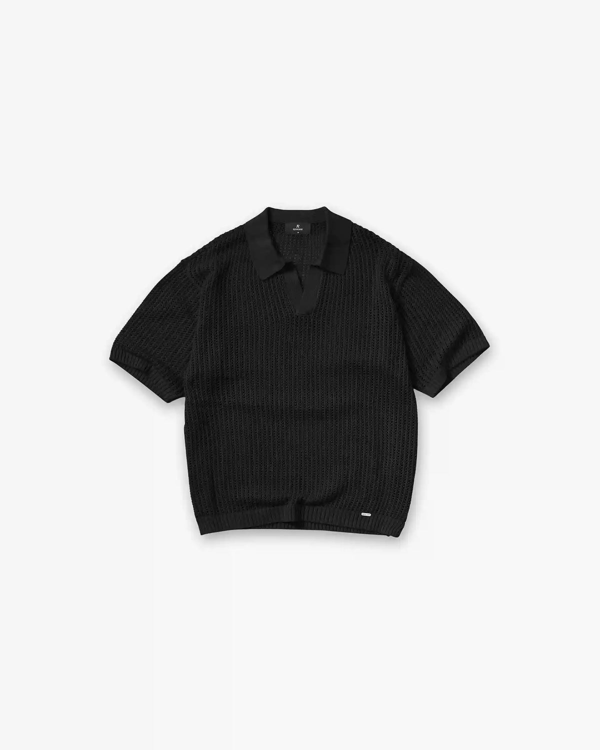 Beverly Knit Polo - Jet Black