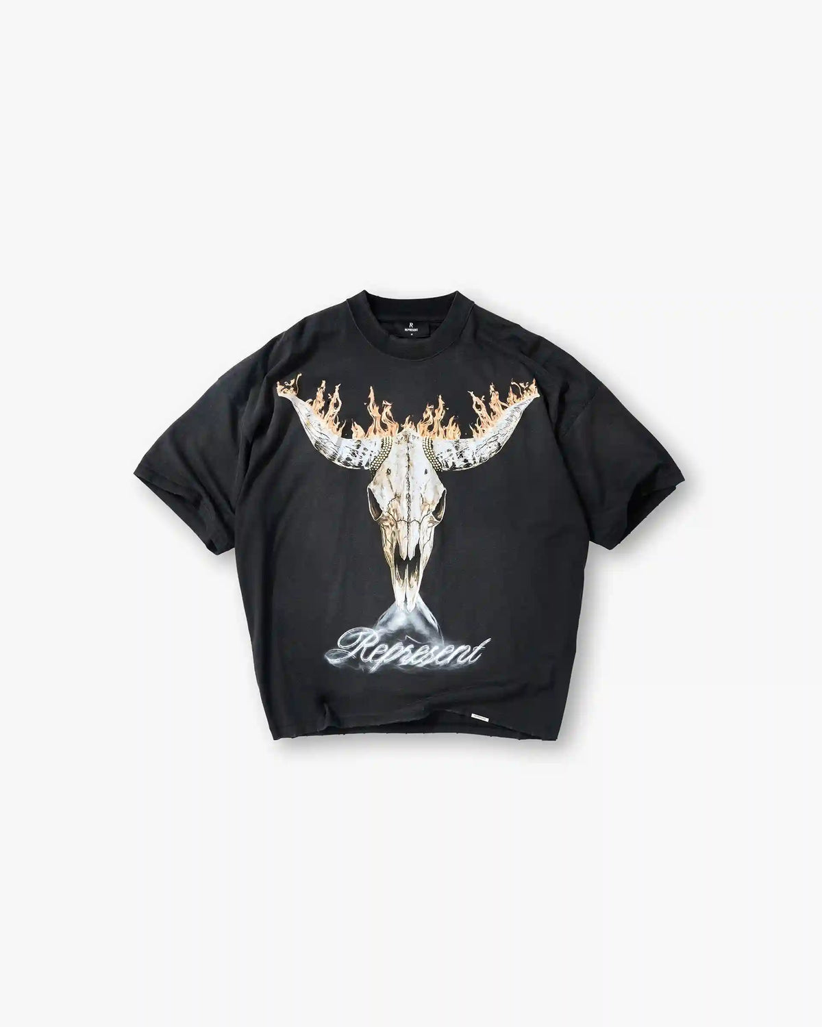 British Cowboys T-Shirt - Stained Black