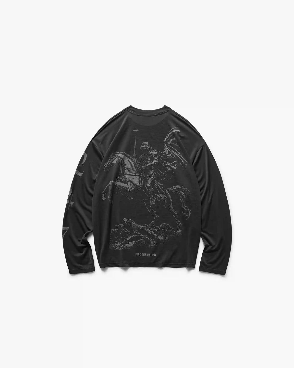247 Noble Long Sleeve T-Shirt - Jet Black