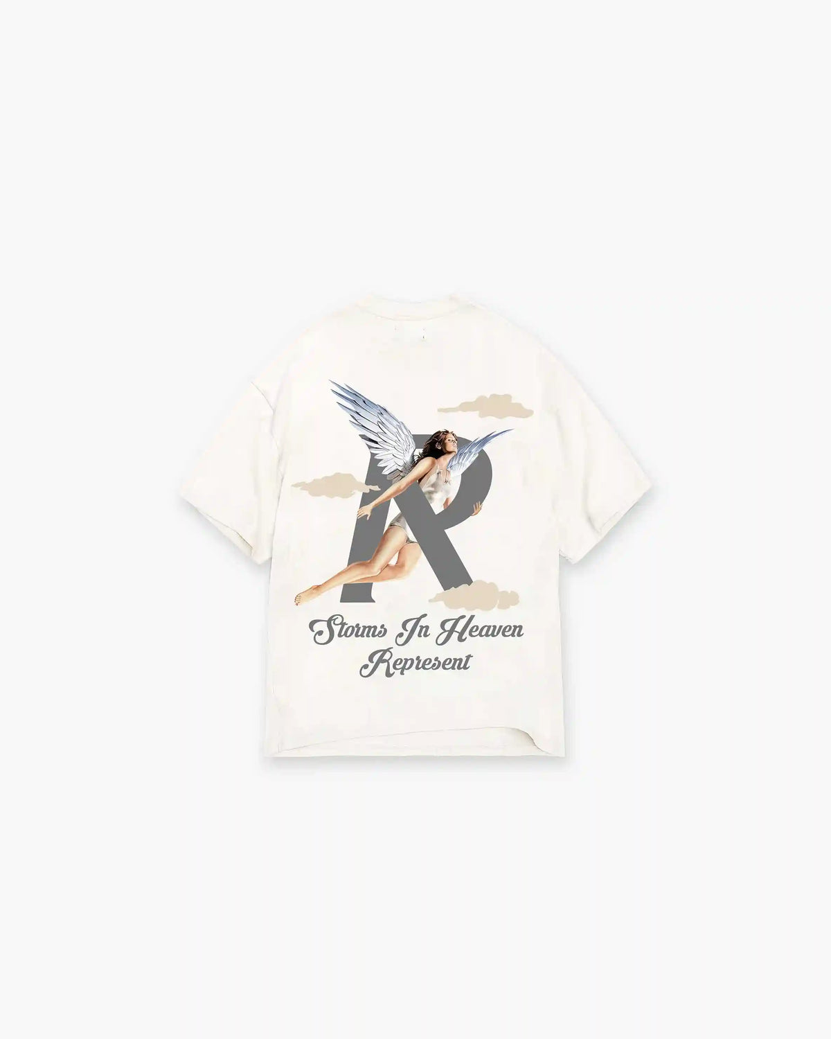 Storms In Heaven T-Shirt - Flat White