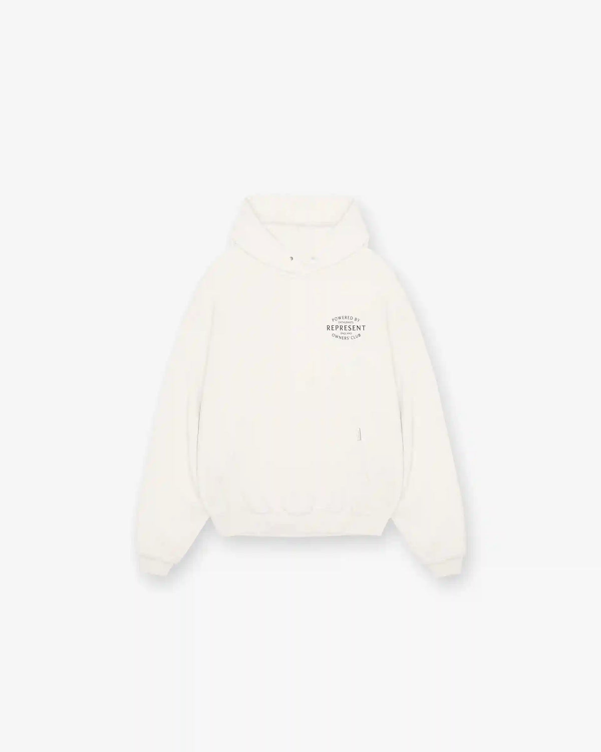 Represent Owners Club Stamp Hoodie - Flat White